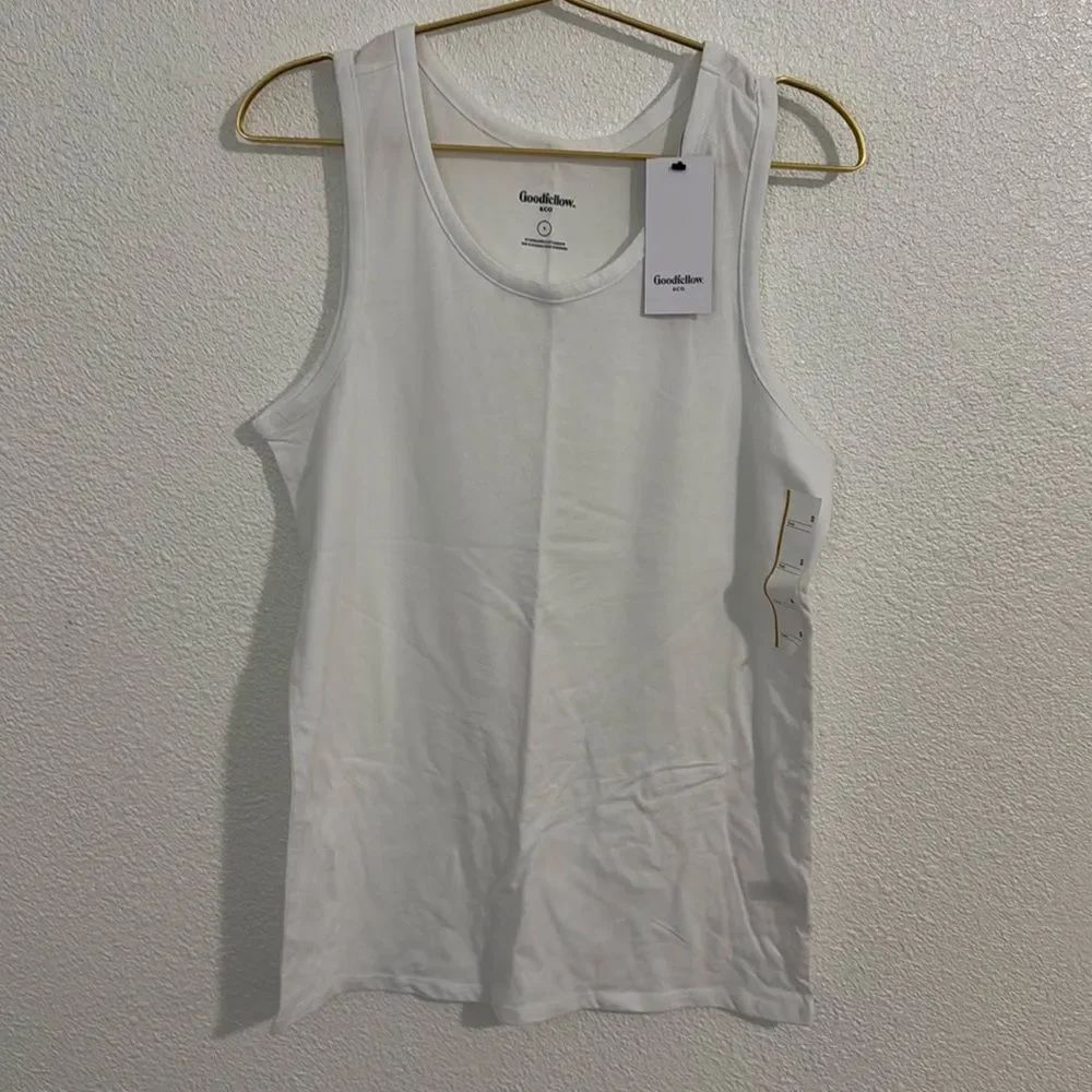 NWT- Goodfellow- men’s white tank size small